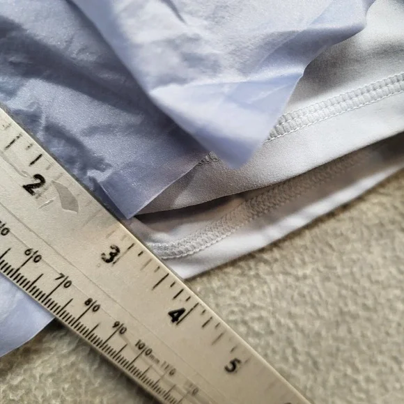 Varley Women Activewear Shorts Small Blue Kallin Woven Running - Picture 7 of 10